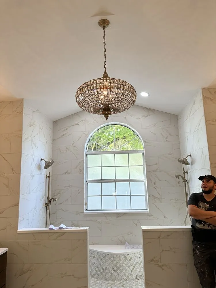 Professional electrical service for homes in lighting installation,  by 