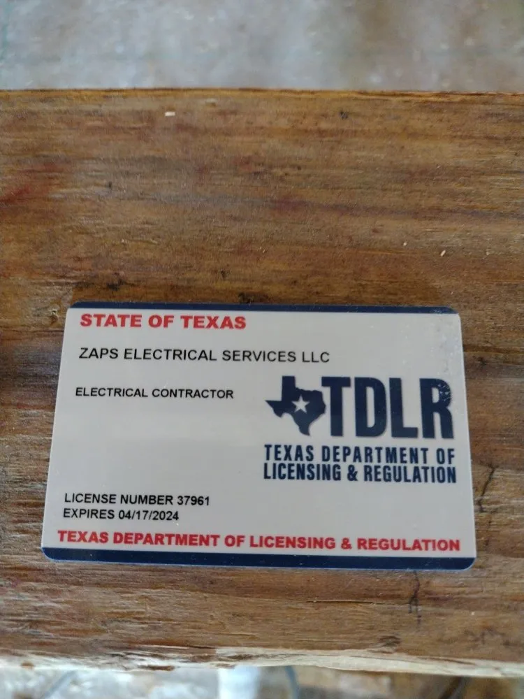 Slide of Zaps Electrical Services