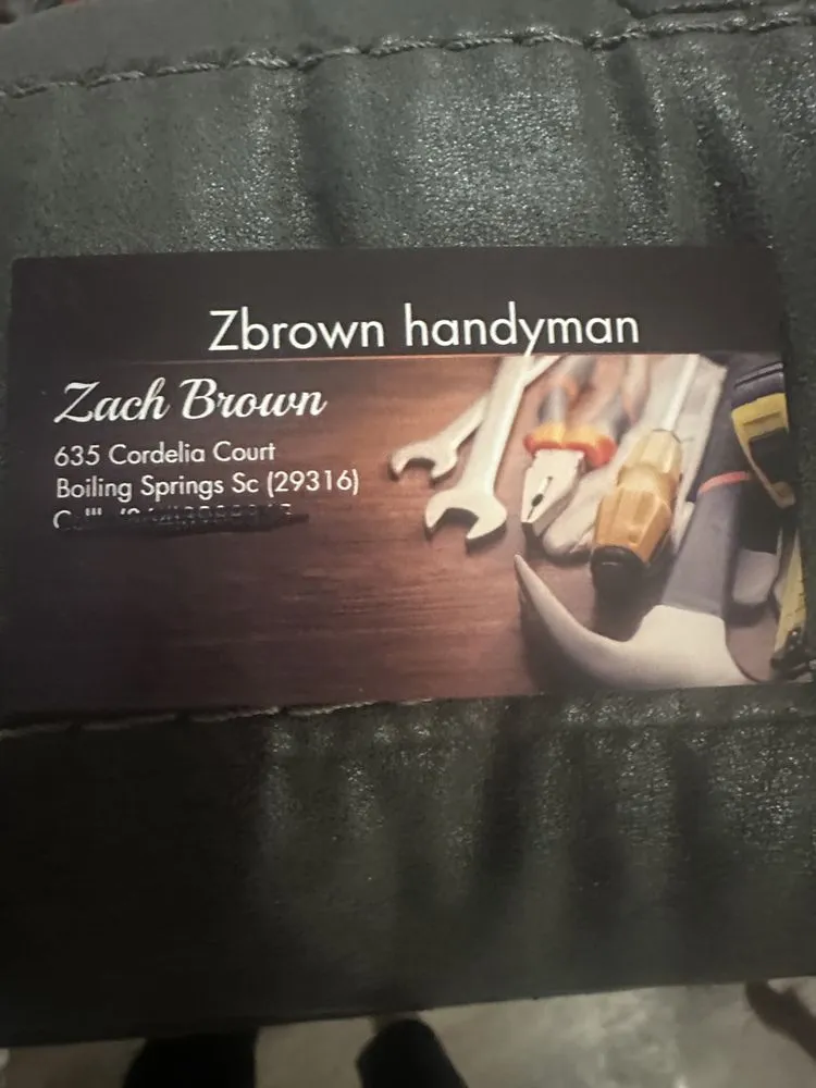 Slide of Zbrown Handyman
