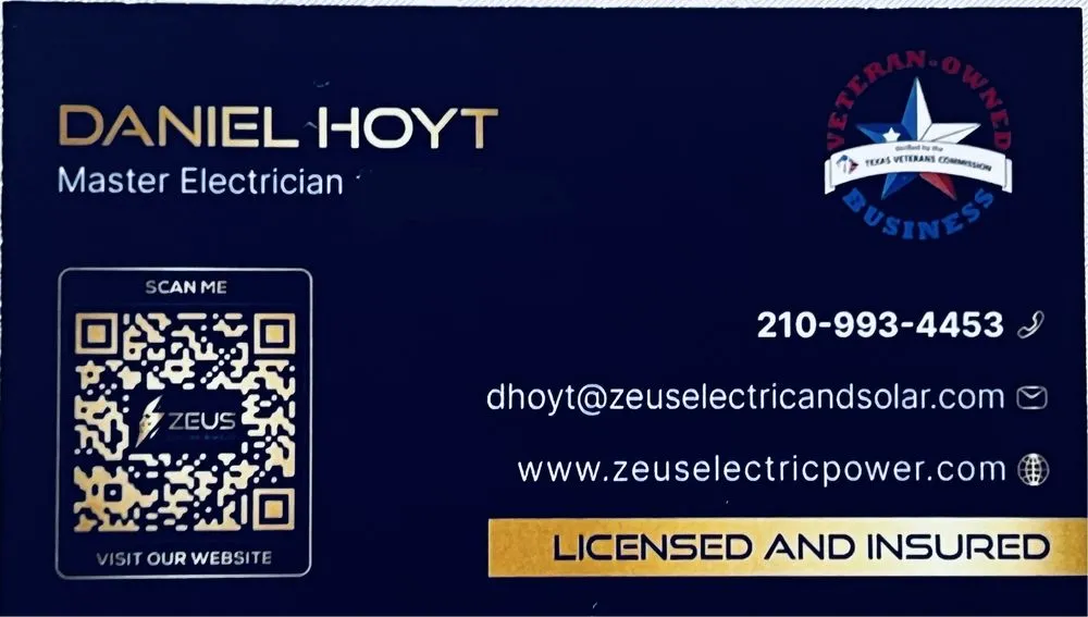 Slide of Zeus Electric and Solar