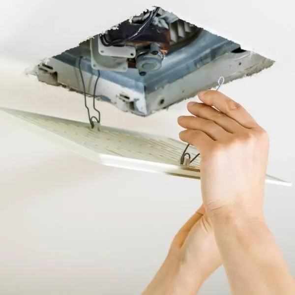 Slide of Zippy Ceiling Fan Install